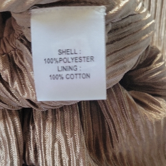 Mille Resort & Travel ,Karis Top Lux Metallic Gold Women's Top Size XXS-M - Picture 12 of 15